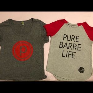 Lot of 2 XS Pure Barre Tops